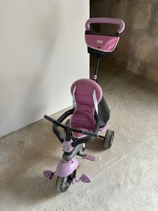 Triciclo Infantil Evolutivo Rosa