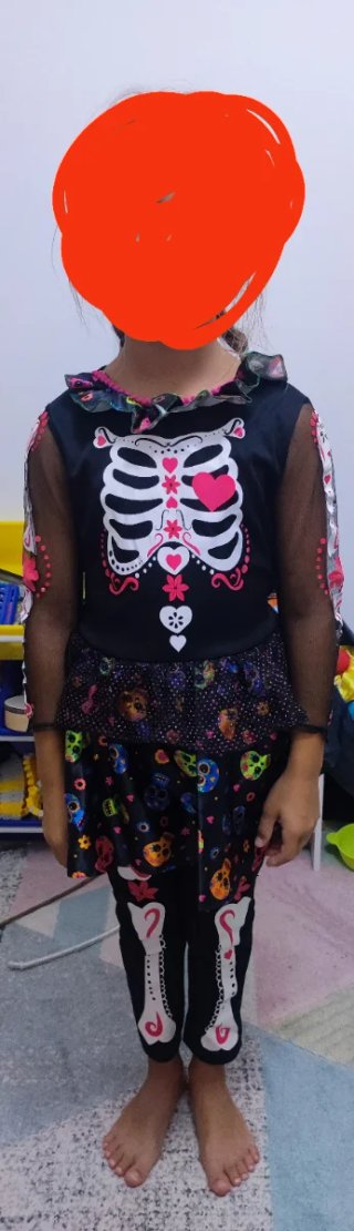 Disfraz Halloween Esqueleto 122-128