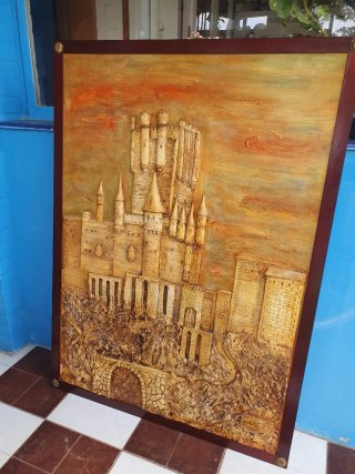 Altorrelieve Alcázar de Segovia 133x97 cm