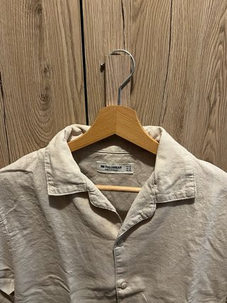 Polo Pull&Bear Beige Talla S