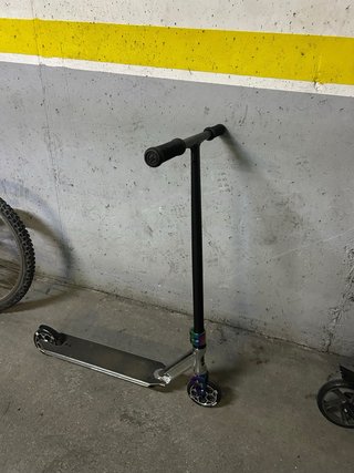 Patinete freestyle cromado