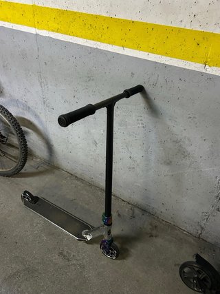 Patinete freestyle cromado