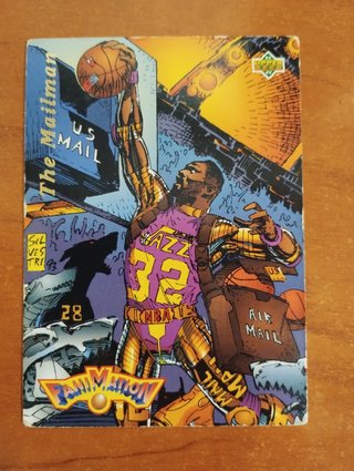 Carta NBA Upper Deck 1993 Karl Malone Fanimation