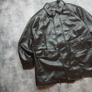 Chaqueta de Cuero Vintage Talla XL