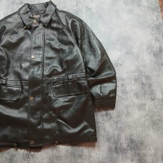 Chaqueta de Cuero Vintage Talla XL