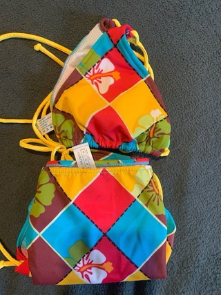Bañador bikini dos piezas estampado XL