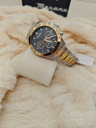 Reloj Hugo Boss Cronógrafo Dorado y Plateado
