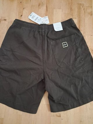 Short Zara elástico gris oscuro
