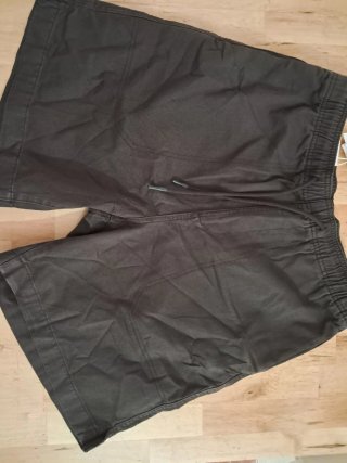Short Zara elástico gris oscuro
