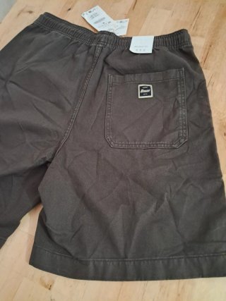 Short Zara elástico gris oscuro