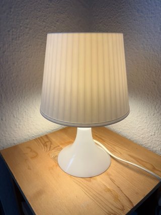 Lámpara Ikea Lampan Blanca