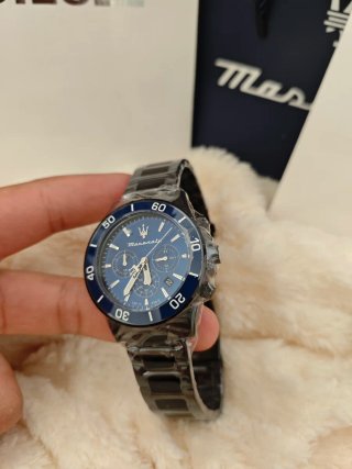 Reloj Maserati Cronógrafo Azul y Negro