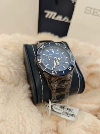 Reloj Maserati Cronógrafo Azul y Negro