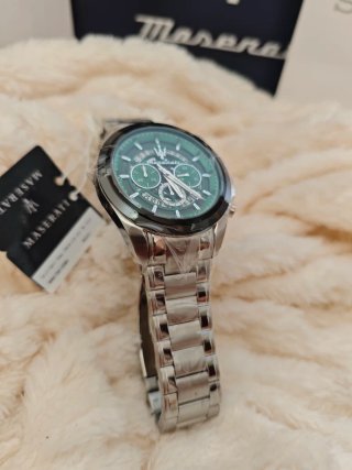 Reloj Maserati Verde y Plateado