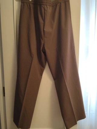 Pantalón de vestir con cinturilla elástica
