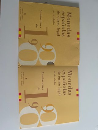 Cartera Oficial España 1998 Pesetas