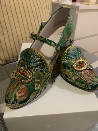 Traje de Fallera Adulta/Juvenil Verde
