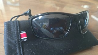 Gafas de sol Ducati negras. UN SOLO USO