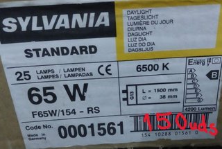 Cajas de  Lámparas Fluorescentes Sylvania