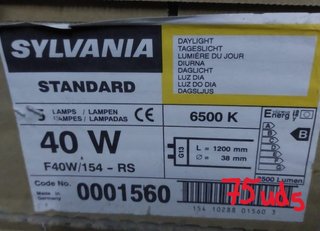 Cajas de  Lámparas Fluorescentes Sylvania