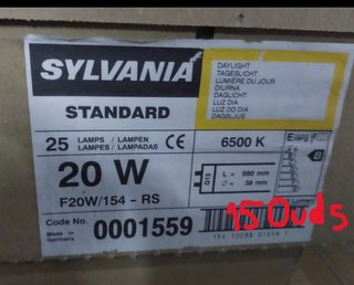 Cajas de  Lámparas Fluorescentes Sylvania