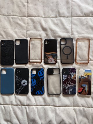 Lote 11 fundas iPhone