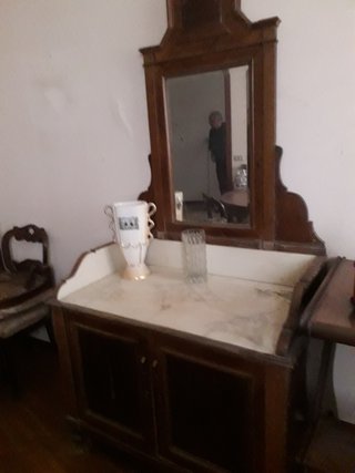 Mobile toilette vintage in legno