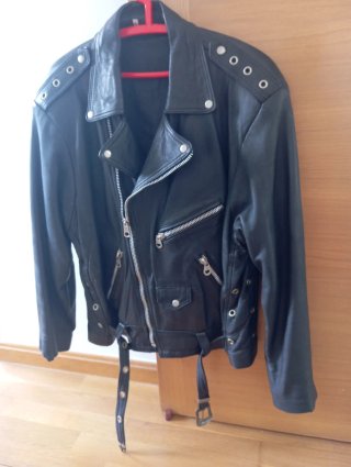 Chaqueta Cuero Rocker Piel Vaca
