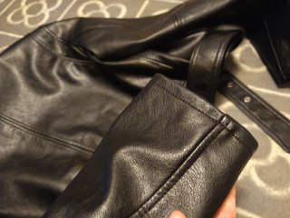 Chaqueta Biker Bershka Negra Talla M