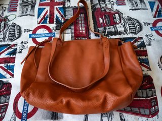 Bolso Adolfo Domínguez Marrón Piel