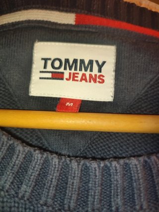Jersey Tommy Jeans Azul Marino Algodón