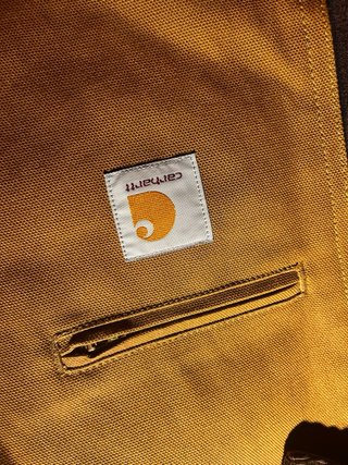 Chaqueta Carhartt Marrón Cremallera
