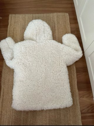 Abrigo de Borreguito Zara Blanco