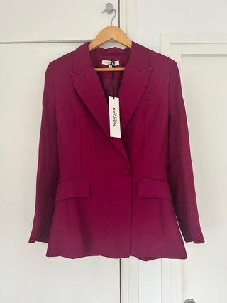 Blazer MORGAN burdeos Lyocell- NUEVA sin estrenar