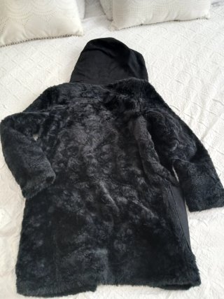 Abrigo Bimba y Lola Negro Talla S