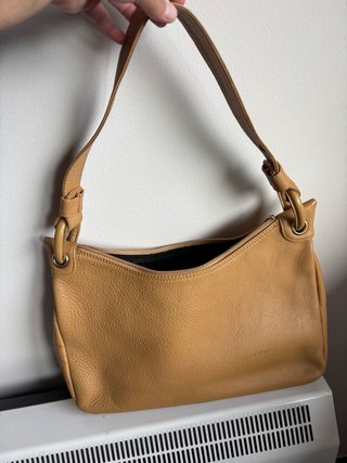 Bolso de cuero camel Sonia Modell