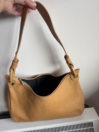 Bolso de cuero camel Sonia Modell