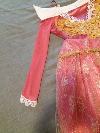 Disfraz de Aurora Talla 130cm. Con accesorios