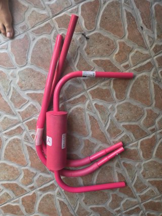 Máquina abdominales Decathlon rosa