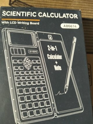 Calculadora Científica con Pizarra LCD
