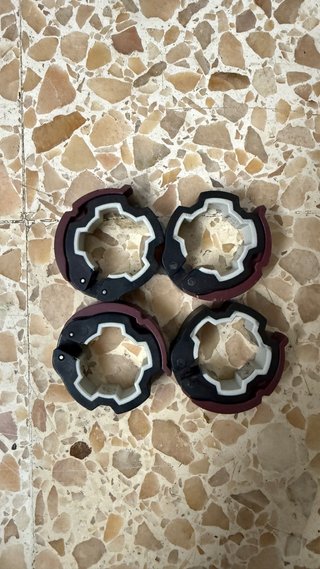 Barras para pesas (2 cortas, 1 larga, 1 Z)