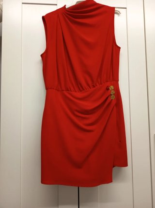 Vestido pantalón rojo