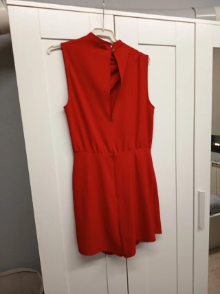 Vestido pantalón rojo