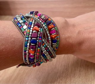 Pulsera Multicolores Estilo Étnico