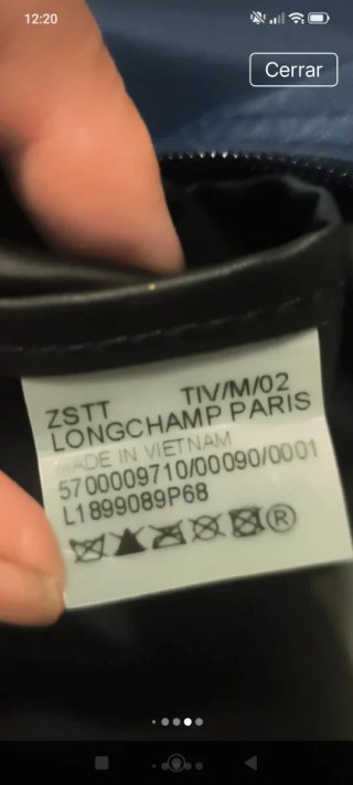 Bolso Longchamp Azul Marino
