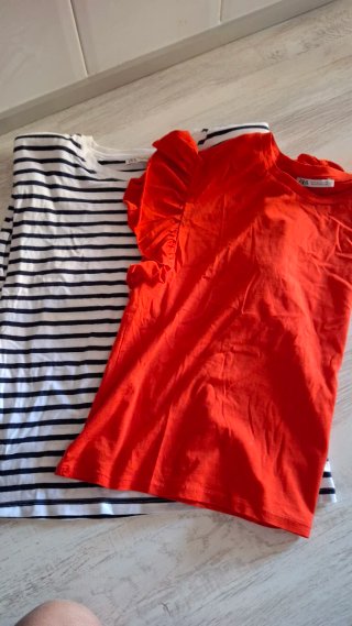 Conjunto 2 Camisetas Zara Talla M