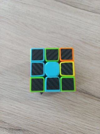 Cubo Rubik Fibra Carbono QiYi