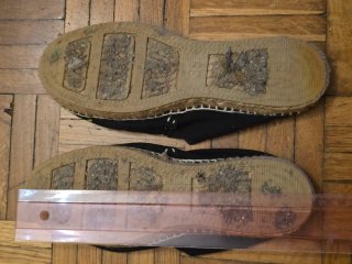Zapatillas pintadas a mano con flores