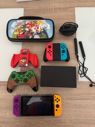 Nintendo Switch con accesorios
