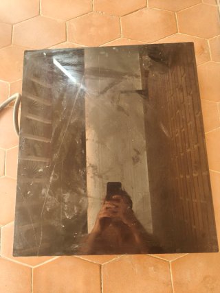 Placa de inducción Candy cristal roto